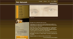 Desktop Screenshot of petrmatuszek.cz